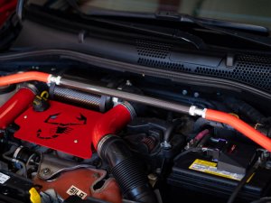 FIAT 500 Turbo Thermal Blanket - 1.4L Multi Air Turbo - Red Silicone/ Fiberglass 